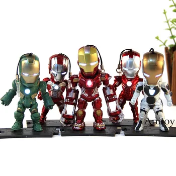 Iron Man Light & Action Function Mark V XXXV XXXVII XXXIX XXXIII Iron Man Action Figure PVC Pendant Toys for Children 5pcs/set
Iron Man Light & Action Function Mark V XXXV XXXVII XXXIX XXXIII Iron Man Action Figure PVC Pendant Toys for Children 5pcs/set