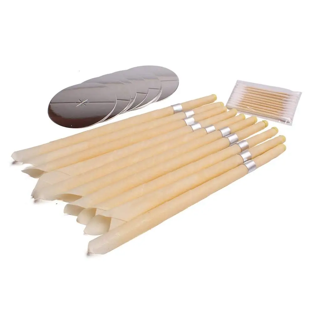 Ear Wax Removal Candle Natural Beeswax Ear Candles 10 Ear Wax Remover - 10Pcs with Protective Discs and Cotton Swab
Ear Wax Removal Candle Natural Beeswax Ear Candles 10 Ear Wax Remover - 10Pcs with Protective Discs and Cotton Swab