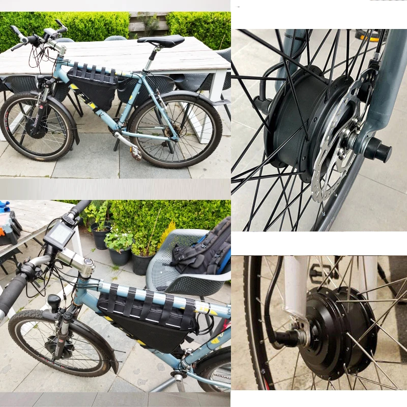 Clearance 36V 250W-500W Electric Bike Conversion kit with Battery Front Gear Hub Motor Wheel ebike Bicycle Electric e Bike Conversion Kit 18