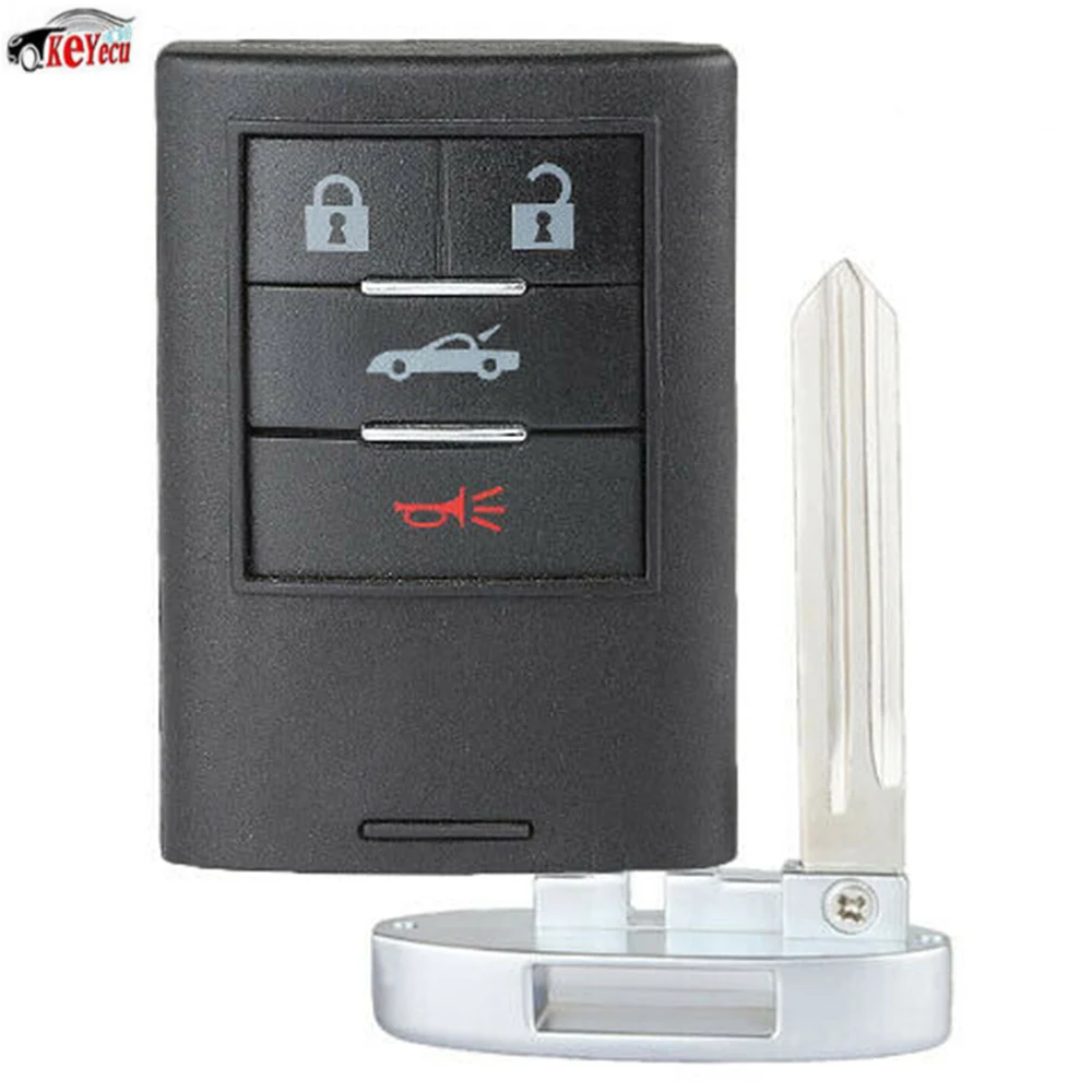 KEYECU New Replacement Remote Control Key Shell Case Fob 4 Button for Cadillac XLR, Chevrolet Corvette B106 Blade
KEYECU New Replacement Remote Control Key Shell Case Fob 4 Button for Cadillac XLR, Chevrolet Corvette B106 Blade