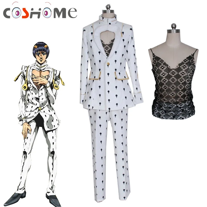 Coshome Anime JoJo's Bizarre Adventure Golden Wind Bruno Bucciarati Cosplay Costume for Halloween Party
Coshome Anime JoJo's Bizarre Adventure Golden Wind Bruno Bucciarati Cosplay Costume for Halloween Party