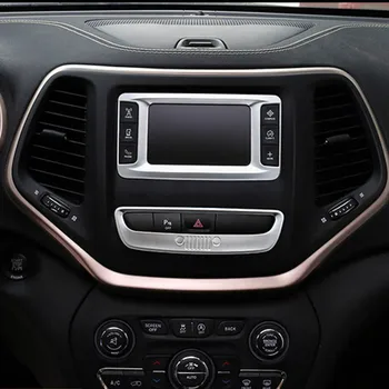 Dashboard Central console gps screen button knob model sticker trim cover for cherokee 2.0L 2.4L Interior Accessories
Dashboard Central console gps screen button knob model sticker trim cover for cherokee 2.0L 2.4L Interior Accessories