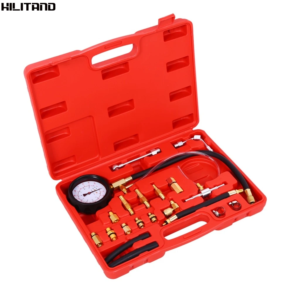 0~145 PSI / 0~1000 KPA Dual Scale Gauge Fuel Pump Pressure Tester / Meter for Fuel Injection System Cars
0~145 PSI / 0~1000 KPA Dual Scale Gauge Fuel Pump Pressure Tester / Meter for Fuel Injection System Cars