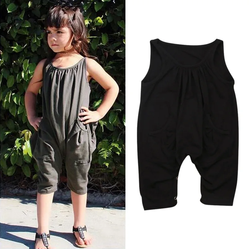 Children Girls Jumpsuit Kids Bodysuits Cotton Sleeveless Solid Color Overall Onepiece Casual Kids Clothes
Children Girls Jumpsuit Kids Bodysuits Cotton Sleeveless Solid Color Overall Onepiece Casual Kids Clothes
