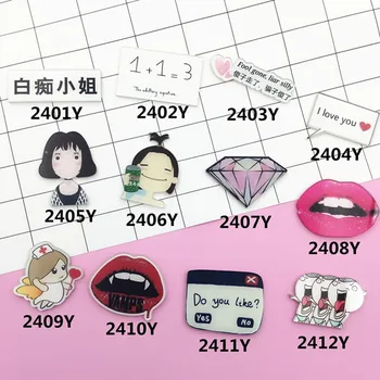 Cartoon decoration model acrylic Pretty Girl Badge Shirt Collar Pin Brooch cute Pin button brooches XZ150
Cartoon decoration model acrylic Pretty Girl Badge Shirt Collar Pin Brooch cute Pin button brooches XZ150