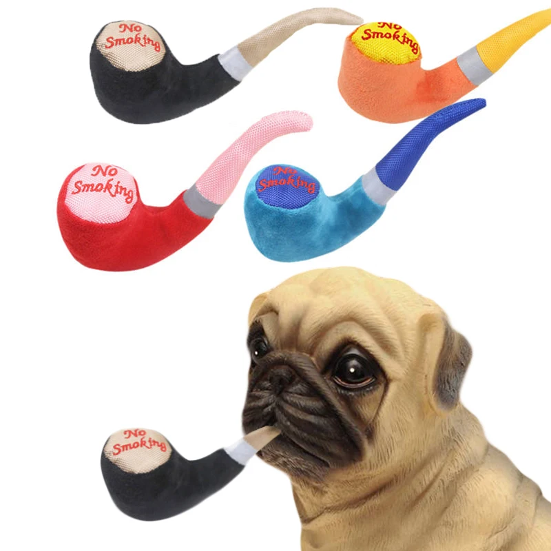 Plush Pipe Shape Pet Dog Toys Puppy Chew Squeaky Squeaker Sound Pet Funny Play Toys Dog Chew Throw Toys No Smoking Fleece Toy
Plush Pipe Shape Pet Dog Toys Puppy Chew Squeaky Squeaker Sound Pet Funny Play Toys Dog Chew Throw Toys No Smoking Fleece Toy