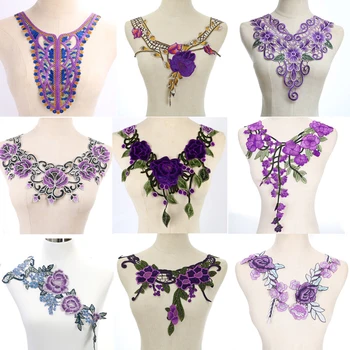 2017 New 1 PC Embroidered Floral Lace Neckline Neck Collar Trim Clothes Sewing Applique Embroidery edge
2017 New 1 PC Embroidered Floral Lace Neckline Neck Collar Trim Clothes Sewing Applique Embroidery edge