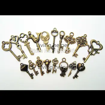 18x Antique Vintage Old Look Decor Skeleton Key Pendant Bow Steampunk Charms Jewelry 3 
18x Antique Vintage Old Look Decor Skeleton Key Pendant Bow Steampunk Charms Jewelry 3