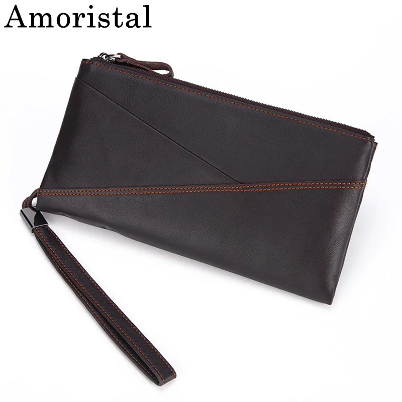 Retro Genuine Leather Men Wallet Oil Wax Cowhide Women Clutch Coin Purse Wallet Zipper Bag Clamp For Unisex Money Bag Long B490
Retro Genuine Leather Men Wallet Oil Wax Cowhide Women Clutch Coin Purse Wallet Zipper Bag Clamp For Unisex Money Bag Long B490