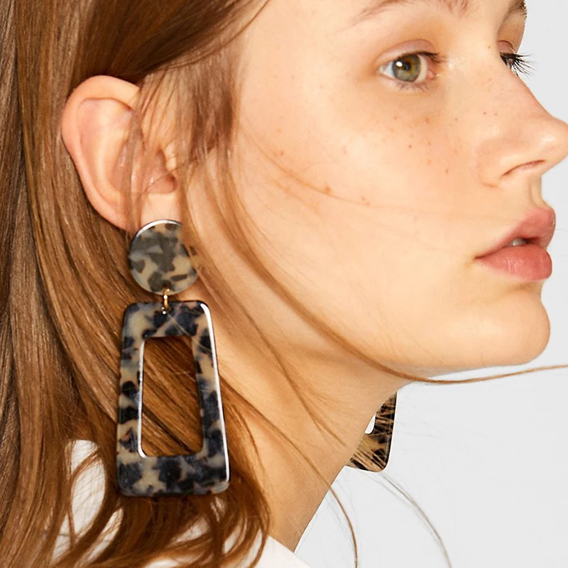FASHIONSNOOPS New Handmade Ethnic Za Jewelry Women's Earrings 2019 Wedding Party Dangle Drop Earrings Resin Accessory Pendientes
FASHIONSNOOPS New Handmade Ethnic Za Jewelry Women's Earrings 2019 Wedding Party Dangle Drop Earrings Resin Accessory Pendientes