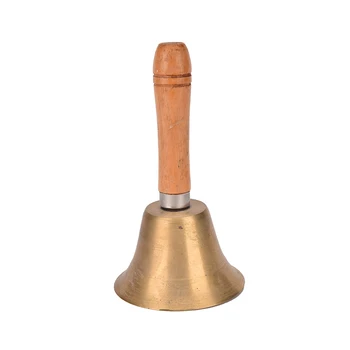 1PC Reception Christmas Dinner Shop Hotel Wood Hand Bell Beautiful Solid Brass Wooden Handle Classic Hand Bell
1PC Reception Christmas Dinner Shop Hotel Wood Hand Bell Beautiful Solid Brass Wooden Handle Classic Hand Bell