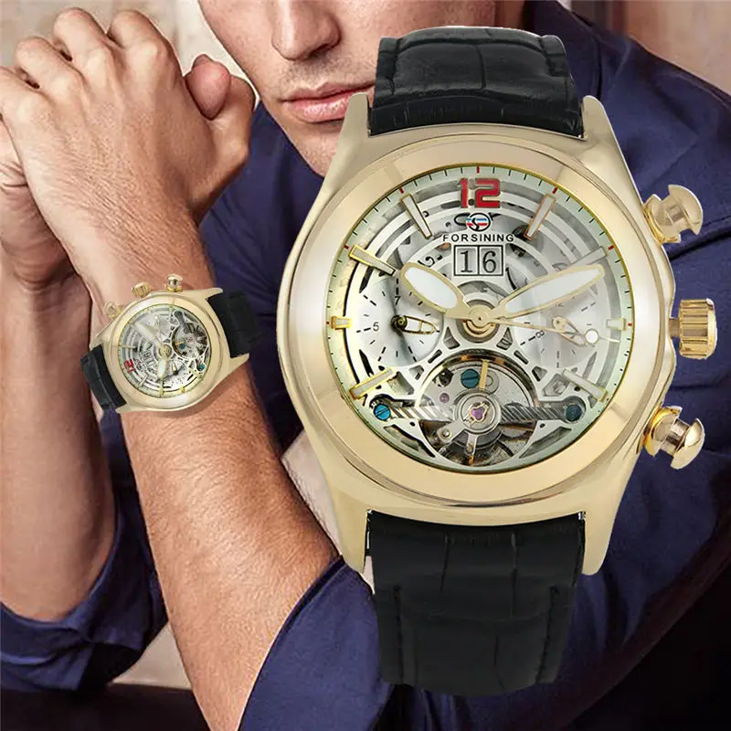 2019 Tevise Watch Men Mechanical Watch Black Leather Strap Luminous Dial Calendar Function Male Clock erkek kol saati
2019 Tevise Watch Men Mechanical Watch Black Leather Strap Luminous Dial Calendar Function Male Clock erkek kol saati