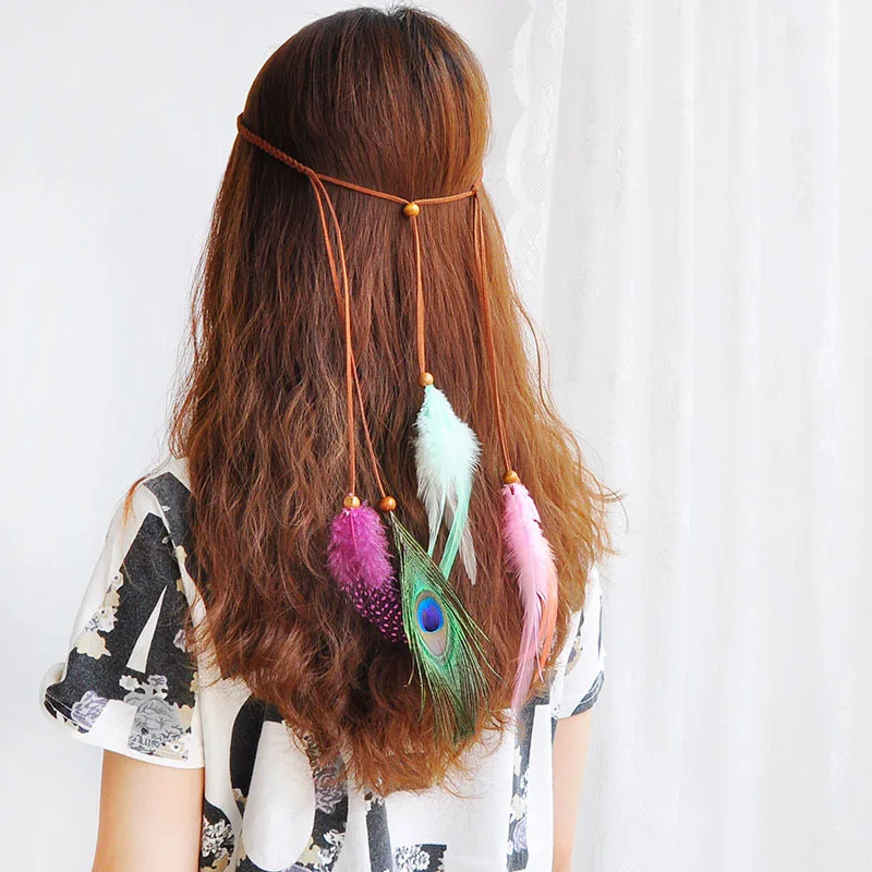 Women Indian Feather Headband Hair Accessories Festival Hippie Adjustable Headdress Hair Band FPJFS113
Women Indian Feather Headband Hair Accessories Festival Hippie Adjustable Headdress Hair Band FPJFS113