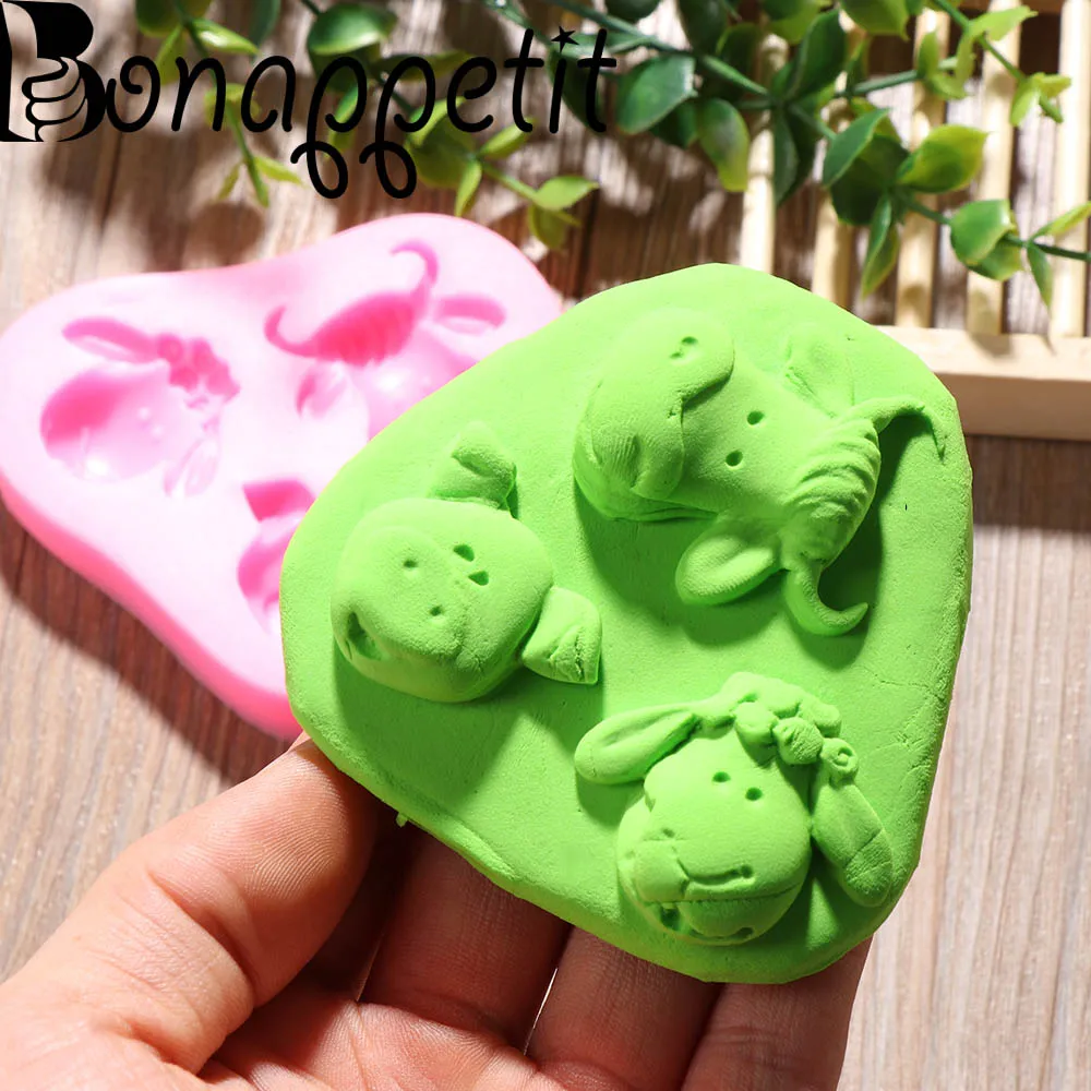 New 1PC DIY Cute Animal Hippo Piglet Sheep 3D Sugarcraft Cake Decor Silicone Fondant Cookies Mould Cake Chocolate Baking Tools
New 1PC DIY Cute Animal Hippo Piglet Sheep 3D Sugarcraft Cake Decor Silicone Fondant Cookies Mould Cake Chocolate Baking Tools