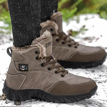 winter shoes men ankle boots men boots 2018 Plush warm snow shoes boots Microfiber leather shoes waterproof plus 39-47
winter shoes men ankle boots men boots 2018 Plush warm snow shoes boots Microfiber leather shoes waterproof plus 39-47