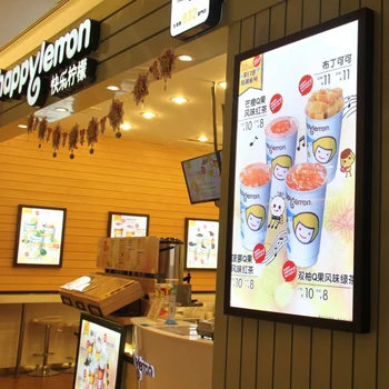 Restaurant Shop Magnetic Aluminum Frame LED Menu Signs Illuminated Menu Boards Ultra Slim LED Lightbox
Restaurant Shop Magnetic Aluminum Frame LED Menu Signs Illuminated Menu Boards Ultra Slim LED Lightbox