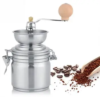 Stainless Steel Hand Manual Coffee Grinder Bean Pepper Spice Nuts Grinding Mill Hand Italian Coffee Grinders Machine
Stainless Steel Hand Manual Coffee Grinder Bean Pepper Spice Nuts Grinding Mill Hand Italian Coffee Grinders Machine