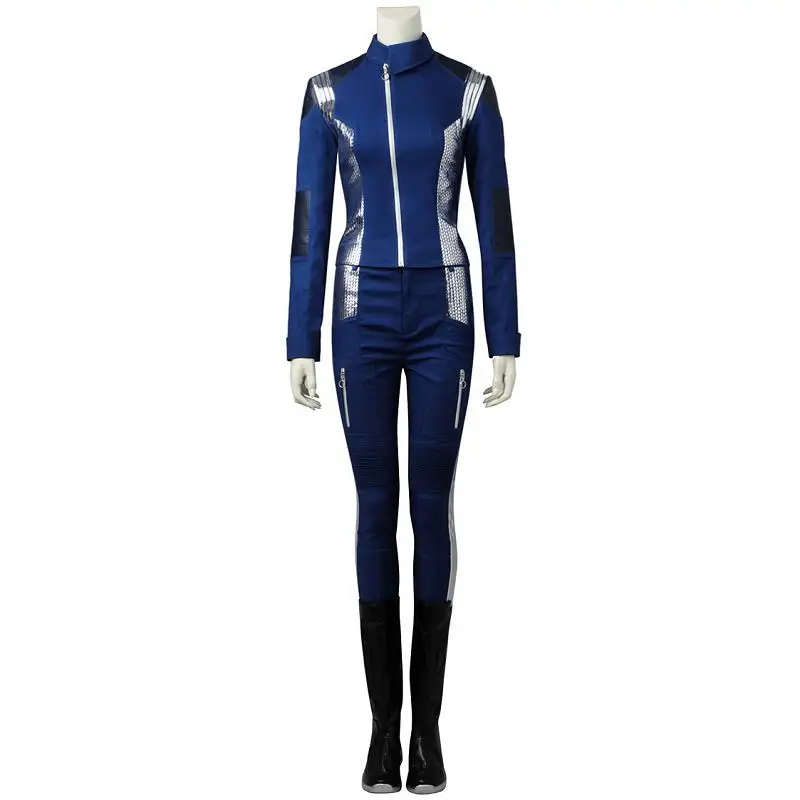 Startreks Beyond Costume Discovery Michael Burnham Cosplay Suit Blue Uniform Jacket Pants Women Halloween Carnival Shoes Outfit
Startreks Beyond Costume Discovery Michael Burnham Cosplay Suit Blue Uniform Jacket Pants Women Halloween Carnival Shoes Outfit
