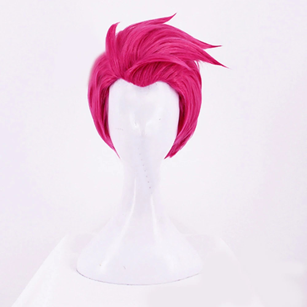 Anime Dark Pink Short Layered Hair Wavy Unisex Cosplay Wig Heat Resistant H762384
Anime Dark Pink Short Layered Hair Wavy Unisex Cosplay Wig Heat Resistant H762384