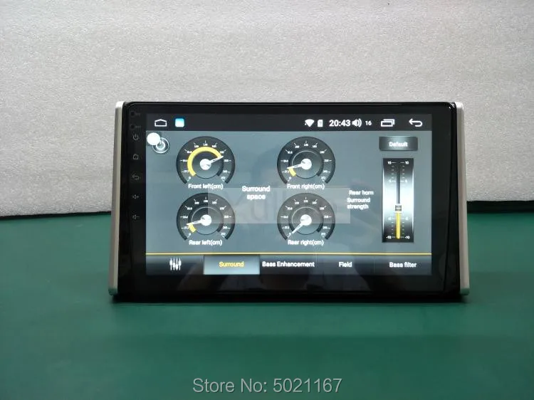Best Yulbro android 8.1 octa core car dvd multimedia player for Toyota RAV4 2019 with radio bluetooth gps navigation video IPS screen 7
