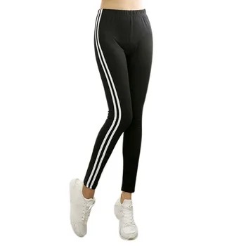 Women Pencil Pants Fitness Track Pants 2018 Fashion Trousers For Women Black Striped Side Skinny Pantalon Femme S-XL H8
Women Pencil Pants Fitness Track Pants 2018 Fashion Trousers For Women Black Striped Side Skinny Pantalon Femme S-XL H8