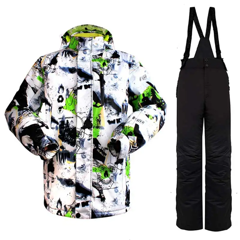 Wild snow 2017 new map Ski suit set men's Snowboard clothes and pants ski suit male windproof waterproof men's winter jackets
Wild snow 2017 new map Ski suit set men's Snowboard clothes and pants ski suit male windproof waterproof men's winter jackets