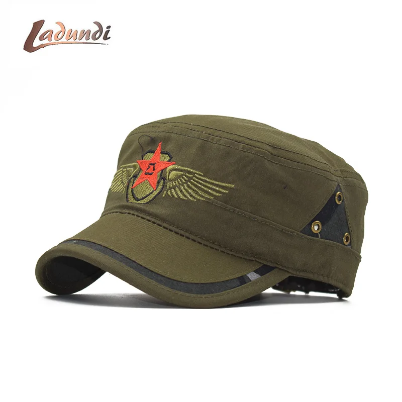 2019 New Camouflage Flat Top Mens Women Caps Hat Adjustable Casual Military Hats for Men Snapback Cadet Military Patrol Camo Hat
2019 New Camouflage Flat Top Mens Women Caps Hat Adjustable Casual Military Hats for Men Snapback Cadet Military Patrol Camo Hat