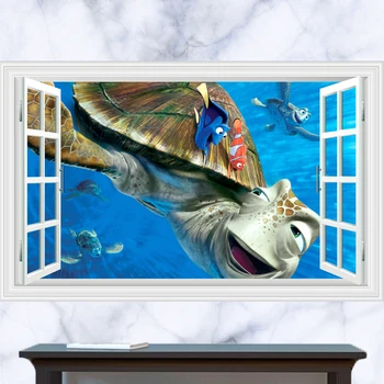 3D Window Finding Nemo Clown Fish Green Turtle Kids Room Wall Stickers Nursery Decor Vinyl Decal Kids Boys Art B332
3D Window Finding Nemo Clown Fish Green Turtle Kids Room Wall Stickers Nursery Decor Vinyl Decal Kids Boys Art B332