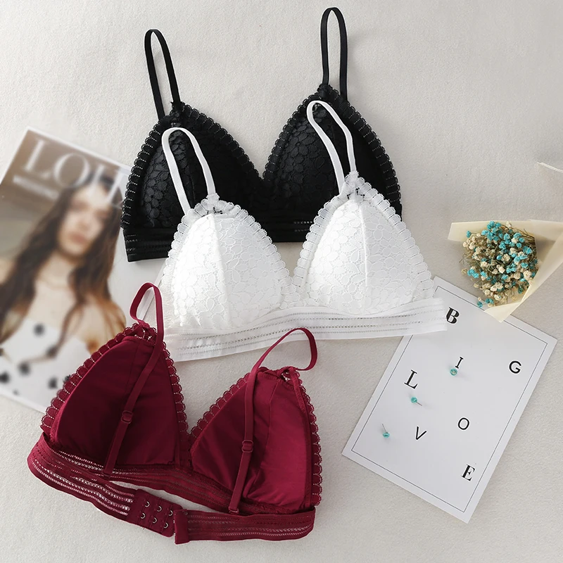 French Style Bralette Seamless Deep V Lace Girl Women Bra Wireless Thin Underwear Sexy Lingerie Soft Bras For Women
French Style Bralette Seamless Deep V Lace Girl Women Bra Wireless Thin Underwear Sexy Lingerie Soft Bras For Women