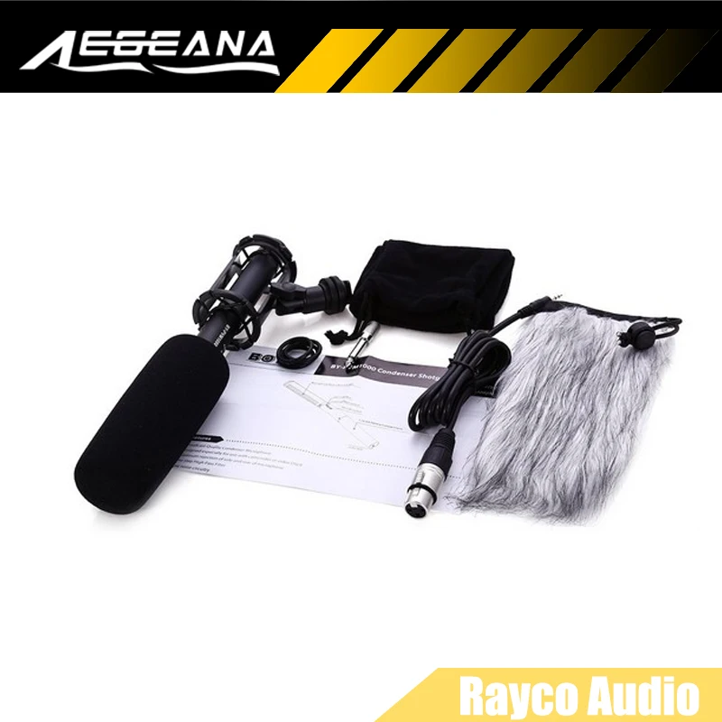 Hot PVM1000 Professional Condenser Microphone Unidirectional Camcorder Shotgun Microphone with Windshield For Camcorder DSLR
Hot PVM1000 Professional Condenser Microphone Unidirectional Camcorder Shotgun Microphone with Windshield For Camcorder DSLR