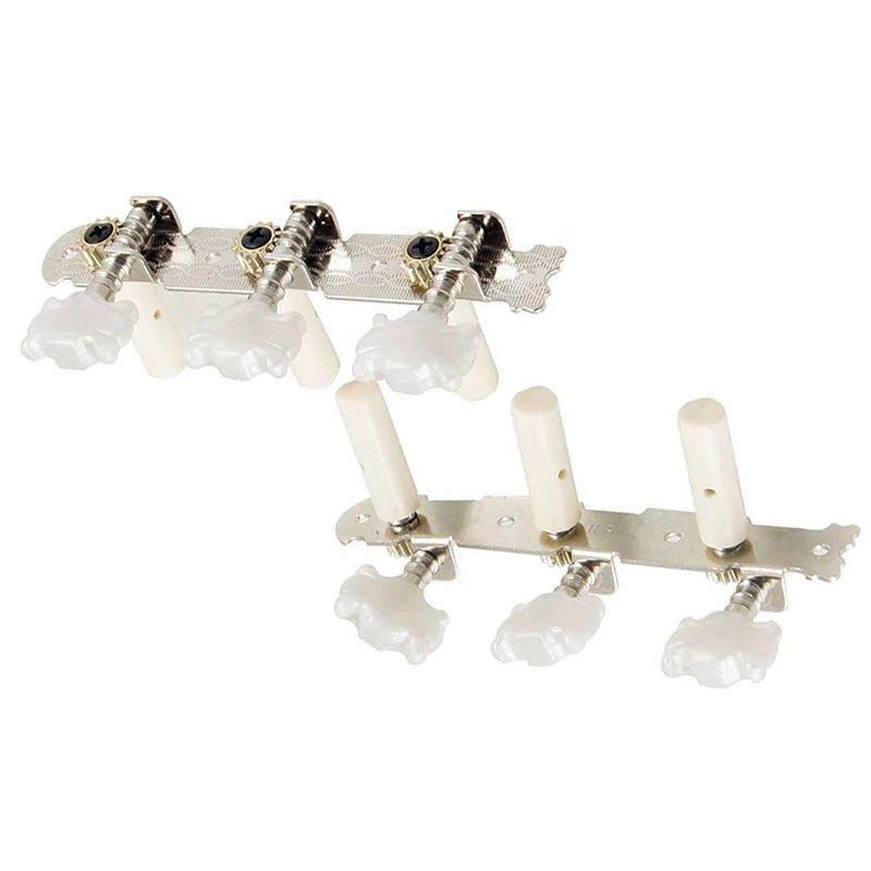 Pair of Beige, Silver Gray Classical Guitar Assembling Tuners Tuning Pegs Machine Head Keys
Pair of Beige, Silver Gray Classical Guitar Assembling Tuners Tuning Pegs Machine Head Keys