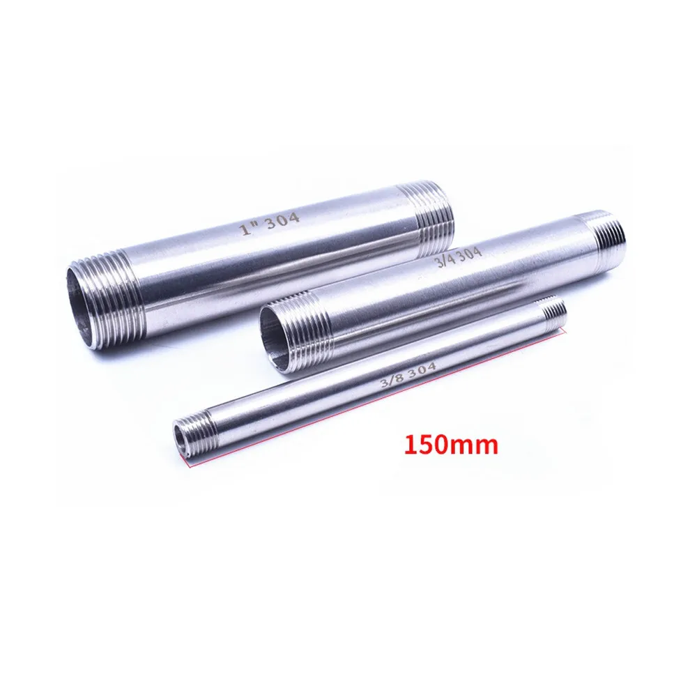 1/8" 1/4" 3/8" 1/2" 3/4" 1" 1-1/4" 1-1/2" Male Thread Equal 150mm Extension Tube Pipe Fitting 304 Stainless Steel Connector
1/8" 1/4" 3/8" 1/2" 3/4" 1" 1-1/4" 1-1/2" Male Thread Equal 150mm Extension Tube Pipe Fitting 304 Stainless Steel Connector