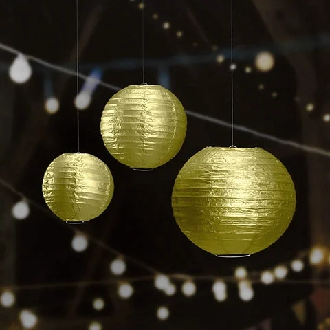 1pc 8"/20CM Unique and Personalized Gold/Silver Metallic Paper Lanterns Wedding Party Home Yard Garden Fiesta Hanging Decor
1pc 8"/20CM Unique and Personalized Gold/Silver Metallic Paper Lanterns Wedding Party Home Yard Garden Fiesta Hanging Decor