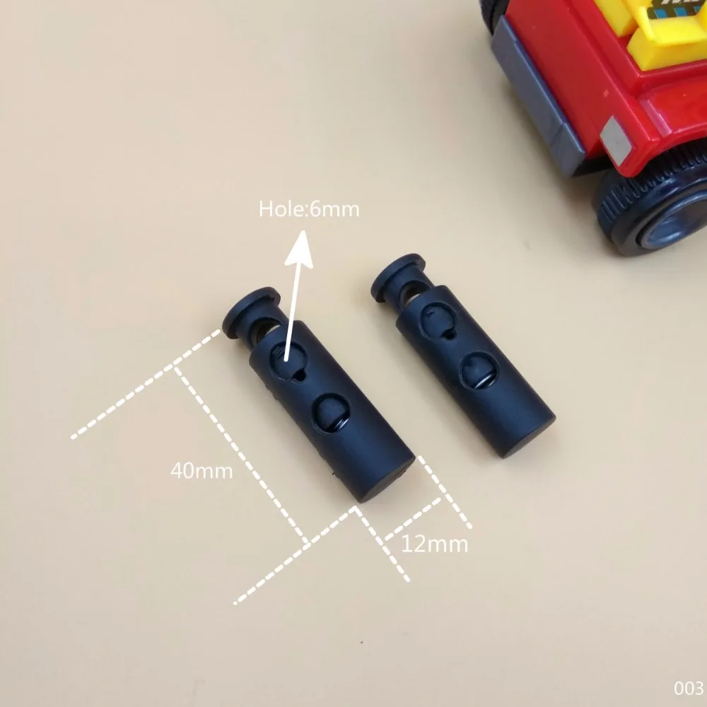 High Quality 6mm Black Double Eyes Cord Locks Round Toggle Clip Stopper 20pcs Repair DIY Backpack Clothing Hat Shoes Accessories
High Quality 6mm Black Double Eyes Cord Locks Round Toggle Clip Stopper 20pcs Repair DIY Backpack Clothing Hat Shoes Accessories