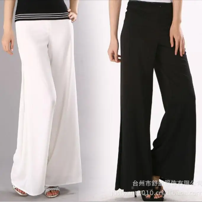 NEW 2018 spring and summer high quality women's pants size XS XXXL Black White trousers loose wide leg pants for women
NEW 2018 spring and summer high quality women's pants size XS XXXL Black White trousers loose wide leg pants for women