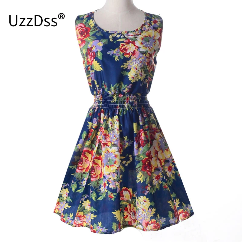 2017 Spring Summer Women's European Style Fashion Sexy Slim Mini Vest Dress with Flower Print S-XXL for Party Summer Dress
2017 Spring Summer Women's European Style Fashion Sexy Slim Mini Vest Dress with Flower Print S-XXL for Party Summer Dress