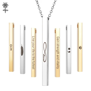 New arrival! 316L Stainless Steel Engraved Positive Inspirational Quote Pendant Mantra Necklace Women Jewelry Match with Chain
New arrival! 316L Stainless Steel Engraved Positive Inspirational Quote Pendant Mantra Necklace Women Jewelry Match with Chain