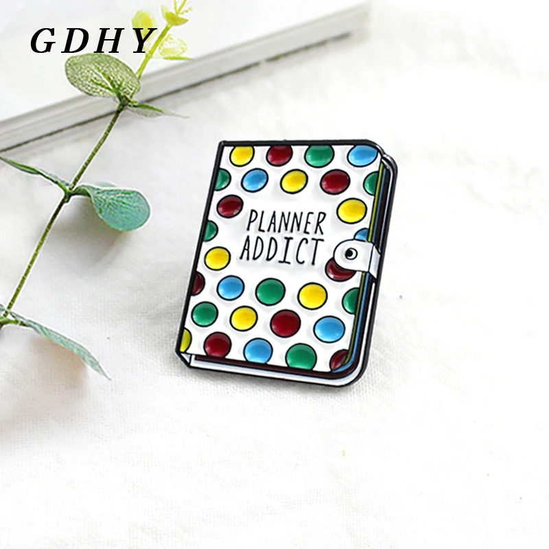 GDHY Book Pin: PLANNER ADDICT Books Cartoon Sweet Wind Book Notebook Enamel Pin Backpack Badge Literary enthusiasts Kids Jewelry
GDHY Book Pin: PLANNER ADDICT Books Cartoon Sweet Wind Book Notebook Enamel Pin Backpack Badge Literary enthusiasts Kids Jewelry