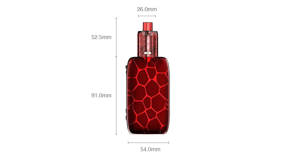 New Origianl IJOY Mystique 162W TC Kit with 2ml/3ml Mystique Mesh Tank & Big Display Screen No 18650 Battery Box Mod Vape Kit