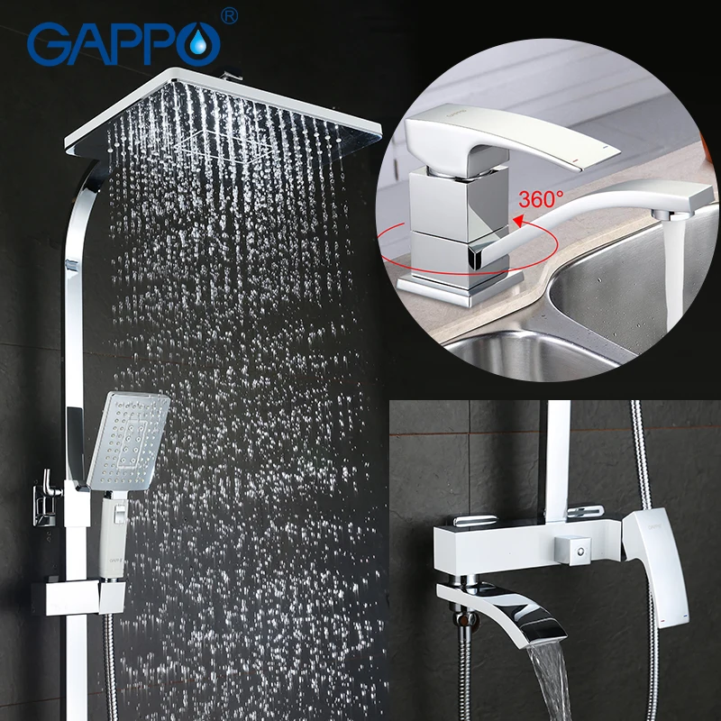 

GAPPO Bathtub Faucets bathtub mixers tap basin faucets sink faucets mixer basin mixer taps robinet baignoire shower system