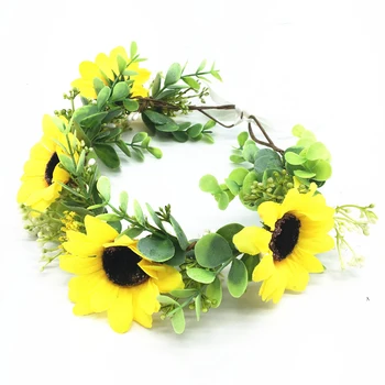 Sun Flower Wreath Crowns Festival Headband Women Hair Accessories Headdress Girl Floral Garlands Wedding Party Floral Headwear
Sun Flower Wreath Crowns Festival Headband Women Hair Accessories Headdress Girl Floral Garlands Wedding Party Floral Headwear