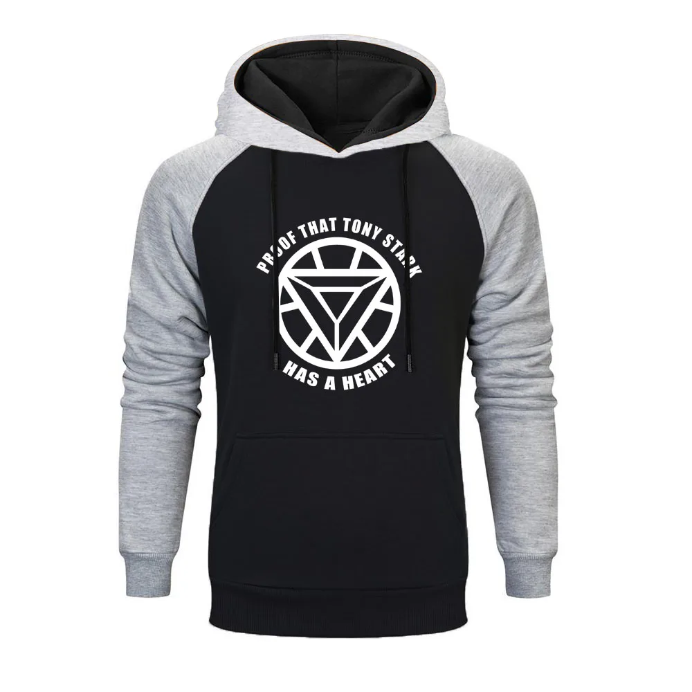 PROOF THAT TONY STARK HAS A HEART Avengers Premium Print Raglan Hoodies A HEART Sign Streetwear Clothes Brand Men's Sweatshirt
PROOF THAT TONY STARK HAS A HEART Avengers Premium Print Raglan Hoodies A HEART Sign Streetwear Clothes Brand Men's Sweatshirt