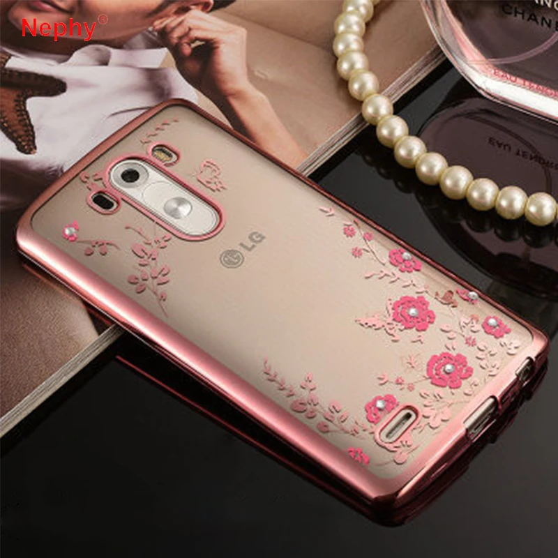 Nephy Crystal Bling Glitter Casing Soft TPU Phone Case For LG G3 G4 G5 G6 K10 G 3 4 5 Back Cover Ultrathin plating frame Casing
Nephy Crystal Bling Glitter Casing Soft TPU Phone Case For LG G3 G4 G5 G6 K10 G 3 4 5 Back Cover Ultrathin plating frame Casing
