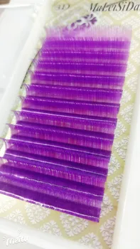 HBZGTLAD C D curl 0.1mm 8-13mm false lashes purple color eyelash individual colored lashes Faux volume eyelash extensions
HBZGTLAD C D curl 0.1mm 8-13mm false lashes purple color eyelash individual colored lashes Faux volume eyelash extensions