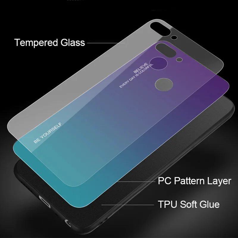 Gradient Glass Shell Anti-fall All-inclusive For Huawei P20 P30 Pro Navo 3 Silicone Mobile Phone Case For Honor 8X 8A 10 20
Gradient Glass Shell Anti-fall All-inclusive For Huawei P20 P30 Pro Navo 3 Silicone Mobile Phone Case For Honor 8X 8A 10 20