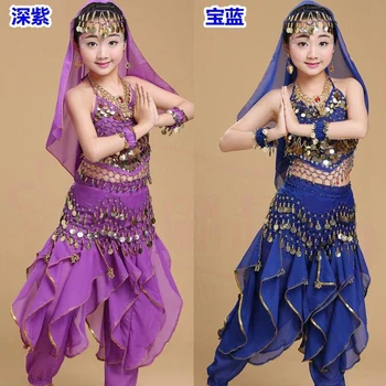 Children Belly Dance Costume Kids Indian Dance Dress Child Bollywood Dance Costumes for Girl Performance Dance Wear 6 Colors
Children Belly Dance Costume Kids Indian Dance Dress Child Bollywood Dance Costumes for Girl Performance Dance Wear 6 Colors