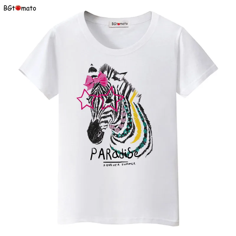 New Arrive Fashion zebra printing t-shirt Super cool summer trendy tshirt women Good quality casual shirts
New Arrive Fashion zebra printing t-shirt Super cool summer trendy tshirt women Good quality casual shirts