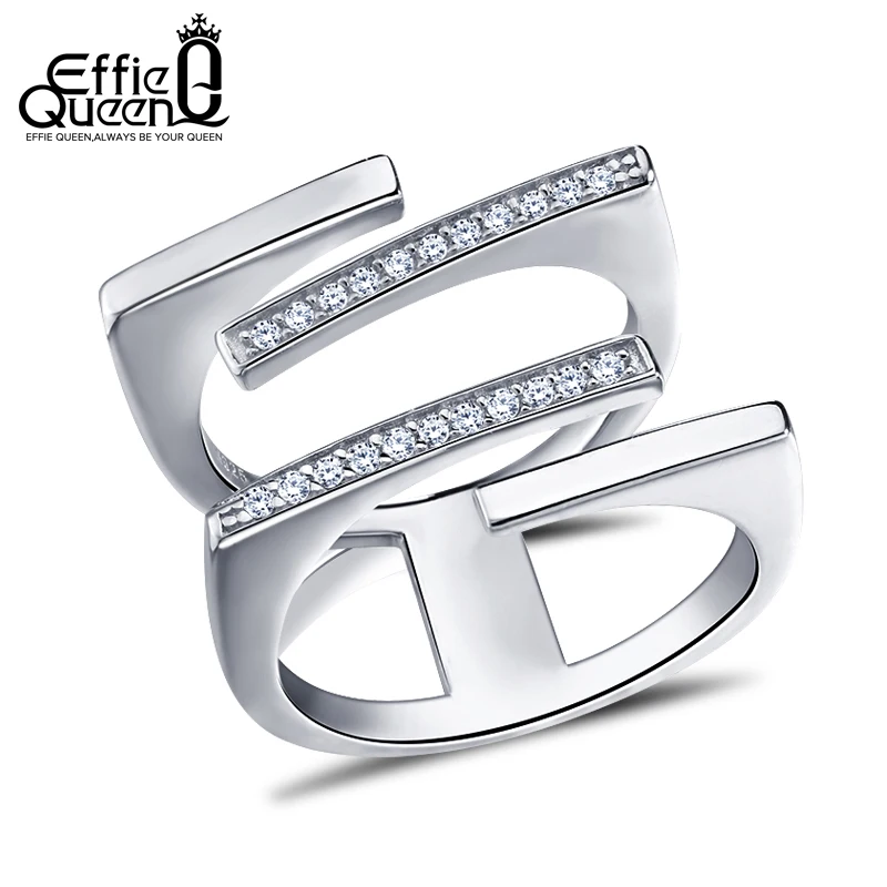 Effie Queen Unique Design Ladies Crystal CZ Engagement Cocktail Ring for Women Zirconia Jewelry Large Finger Rings DOR127
Effie Queen Unique Design Ladies Crystal CZ Engagement Cocktail Ring for Women Zirconia Jewelry Large Finger Rings DOR127