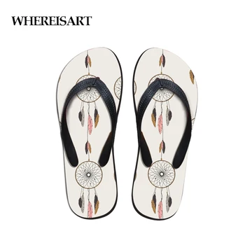 WHEREISART Flip Flops Woman 2019 Fashion 3D Cute Dreamcatcher Prints Women Flats Beach Slippers Summer Flipflops for Lady Girls 
WHEREISART Flip Flops Woman 2019 Fashion 3D Cute Dreamcatcher Prints Women Flats Beach Slippers Summer Flipflops for Lady Girls