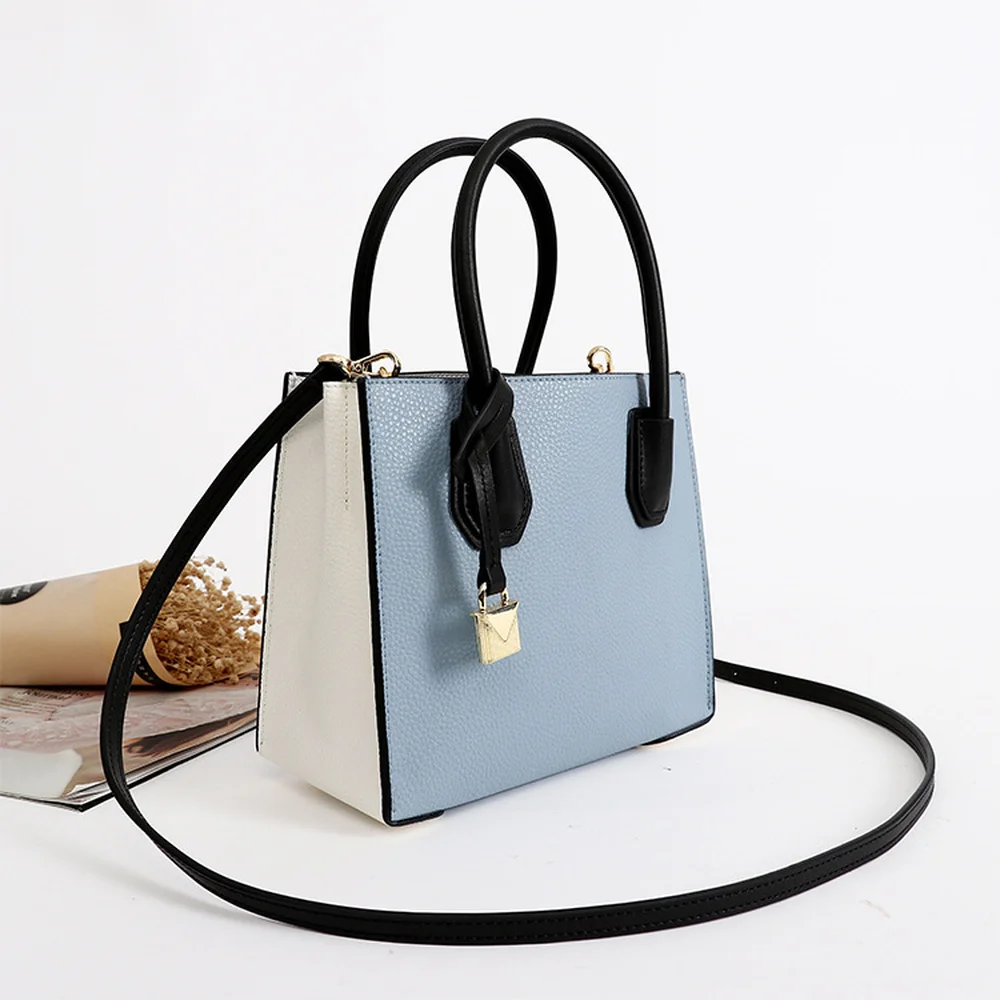 Genuine Leather Women Bag Messenger Handbags 2018 New Fashion Shoulder Contrast Color Satchels Blue Red Solid Versatile Bag
Genuine Leather Women Bag Messenger Handbags 2018 New Fashion Shoulder Contrast Color Satchels Blue Red Solid Versatile Bag